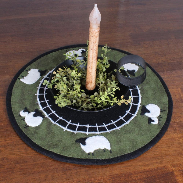 Green Pastures Candle Mat