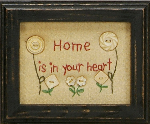 Home Is in Your Heart. Visit website for FREE s/h & discount offers. Country Farmhouse Primitive Decor.
