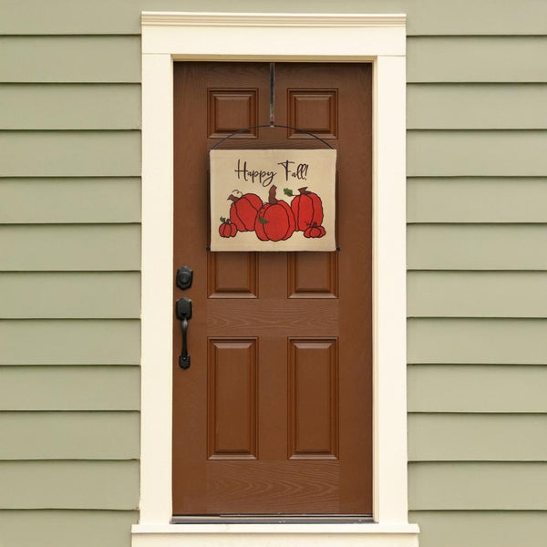 Happy Fall Pennant – Farmhouse Door Sign – 19.5"x16"