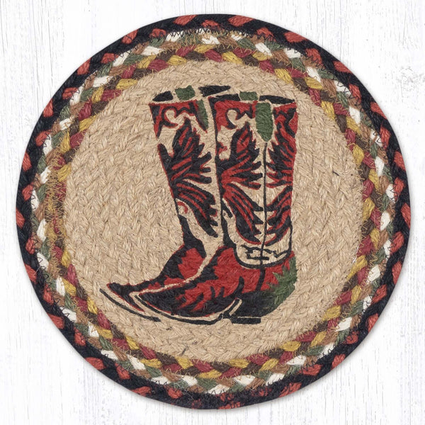 MSPR-19 Boots Printed Round Trivet 10"x10"