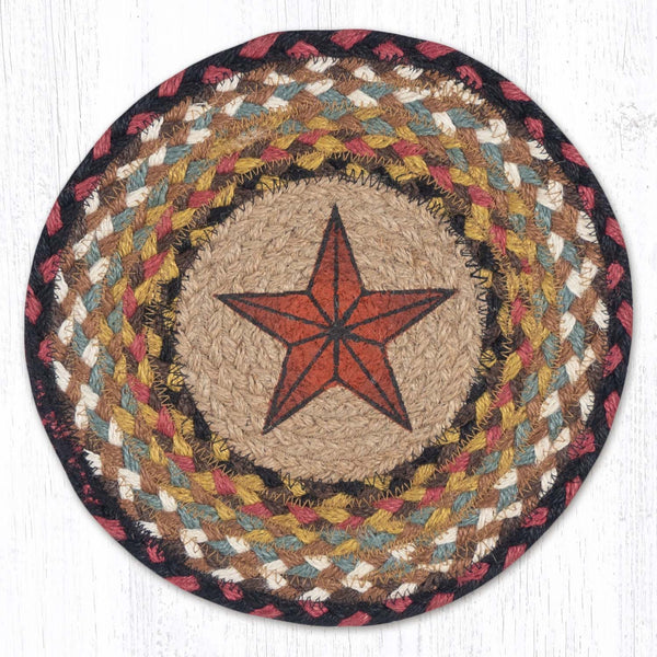 MSPR-19 Barn Star Printed Round Trivet 10"x10"