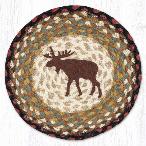 MSPR-19 Moose Printed Round Trivet 10"x10"