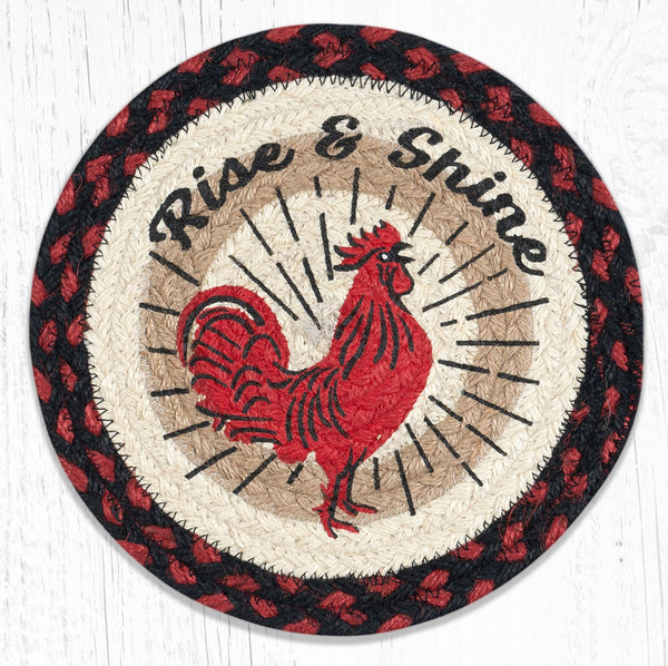 MSPR-19 Rise & Shine Printed Round Trivet 10"x10"