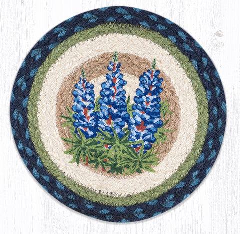 MSPR-62 Bluebonnets Printed Round Trivet 10"x10"