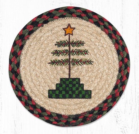 MSPR-81 Feather Tree Printed Round Trivet 10"x10"