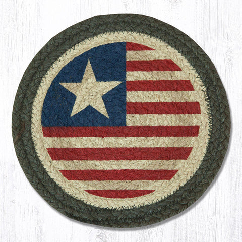 MSPR-1032 Original Flag Printed Round Trivet 10"x10"