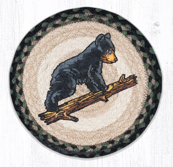 MSPR-116 Bear Cub Printed Round Trivet 10"x10"