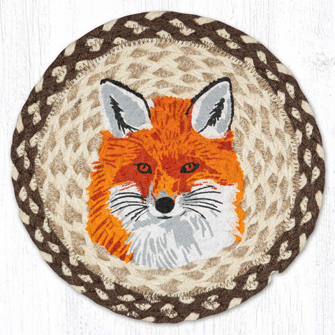 MSPR-130 Fox Printed Round Trivet 10"x10"