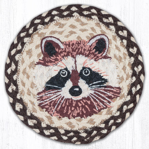 MSPR-130 Raccoon Printed Round Trivet 10"x10"