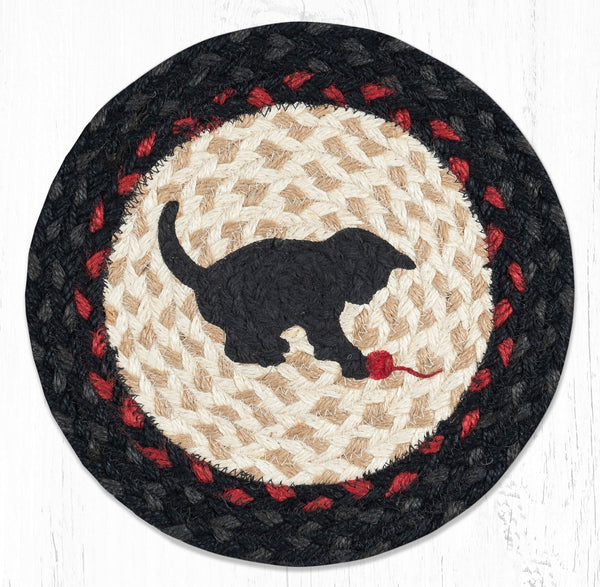 MSPR-238 Kitten Printed Round Trivet 10"x10"