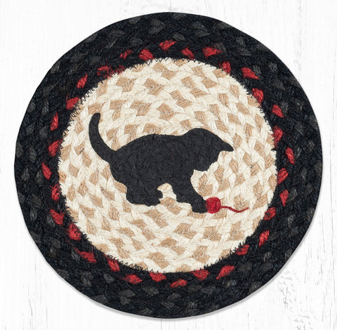 MSPR-238 Kitten Printed Round Trivet 10"x10"