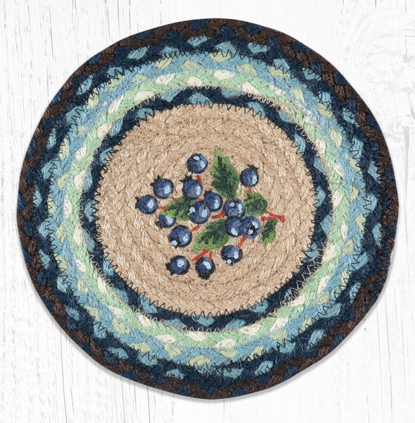 MSPR-312 Blueberry Printed Round Trivet 10"x10"