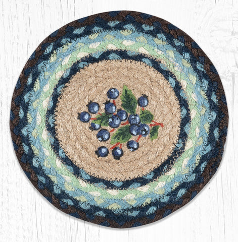 MSPR-312 Blueberry Printed Round Trivet 10"x10"