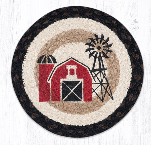 MSPR-313 Windmill Printed Round Trivet 10"x10"