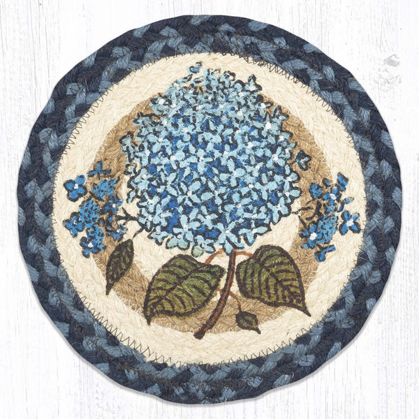 MSPR-362 Blue Hydrangea Printed Round Trivet 10"x10"