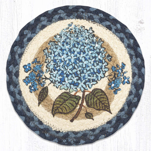 MSPR-362 Blue Hydrangea Printed Round Trivet 10"x10"