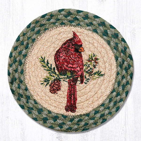 MSPR-365 Cardinal Printed Round Trivet 10"x10"