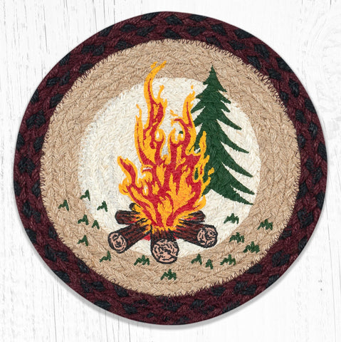 MSPR-395 Campfire Printed Round Trivet 10"x10"