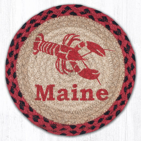 MSPR-396 Lobster Maine Printed Round Trivet 10"x10"
