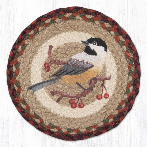 MSPR-417 Chickadee Printed Round Trivet 10"x10"