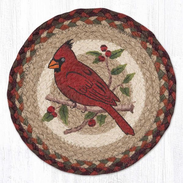 MSPR-417 Cardinal Printed Round Trivet 10"x10"