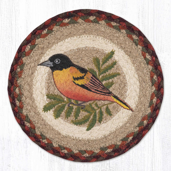 MSPR-417 Oriole Printed Round Trivet 10"x10"