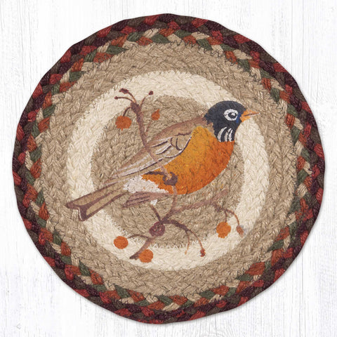 MSPR-417 Robin Printed Round Trivet 10"x10"