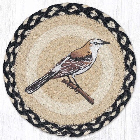 MSPR-430 Mockingbird Printed Round Trivet 10"x10"