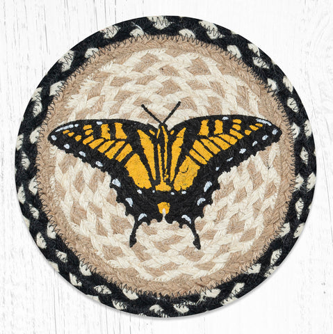 MSPR-430 Swallowtail Butterfly Printed Round Trivet 10"x10"