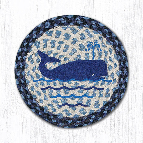 MSPR-443 Whale Printed Round Trivet 10"x10"