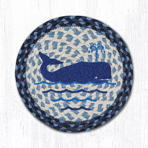 MSPR-443 Whale Printed Round Trivet 10"x10"