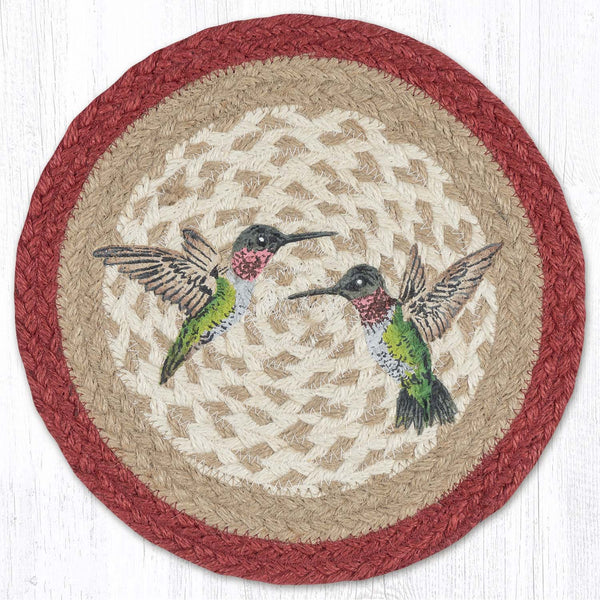 MSPR-504 Hummingbird Printed Round Trivet 10"x10"