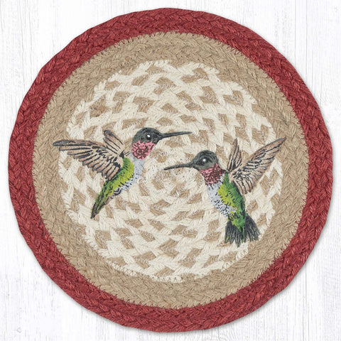MSPR-504 Hummingbird Printed Round Trivet 10"x10"