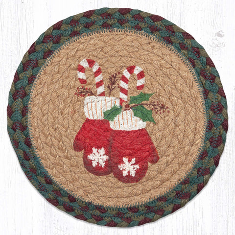 MSPR-508 Mittens Printed Round Trivet 10"x10"