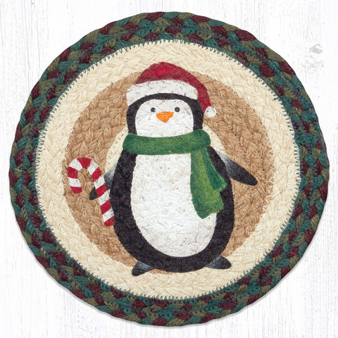 MSPR-508 Penguin Printed Round Trivet 10"x10"