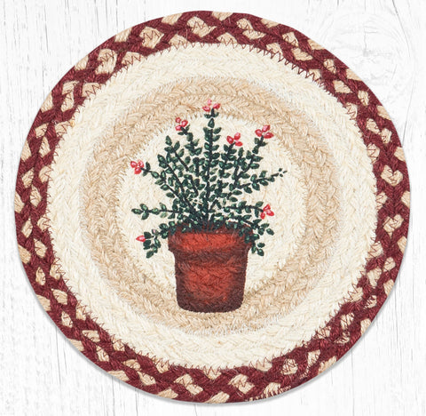 MSPR-524 Thyme Printed Round Trivet 10"x10"
