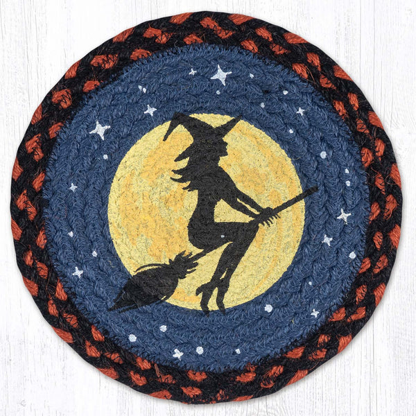 MSPR-590 Flying Witch Printed Round Trivet 10"x10"