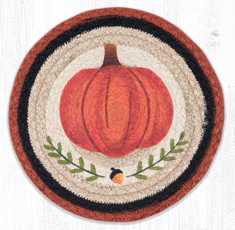 MSPR-601 Pumpkin Perfect Printed Round Trivet 10"x10"