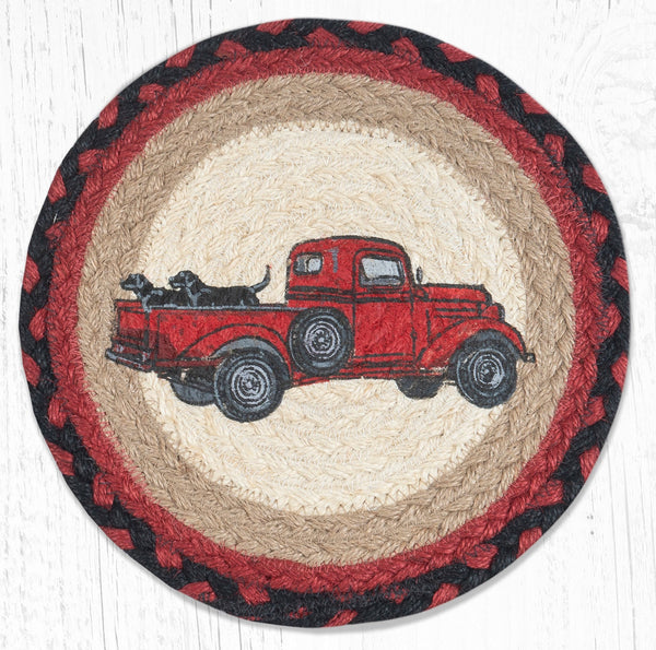 MSPR-602 Lab Pickup Printed Round Trivet 10"x10"