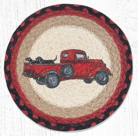 MSPR-602 Lab Pickup Printed Round Trivet 10"x10"