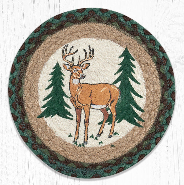 MSPR-609 New Buck Printed Round Trivet 10"x10"