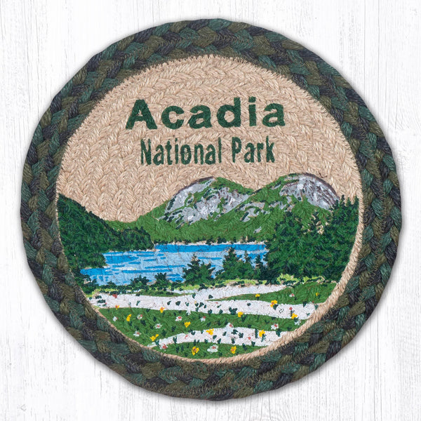 MSPR-610 Acadia Bubbles Printed Round Trivet 10"x10"
