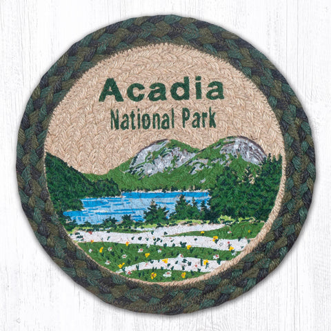 MSPR-610 Acadia Bubbles Printed Round Trivet 10"x10"