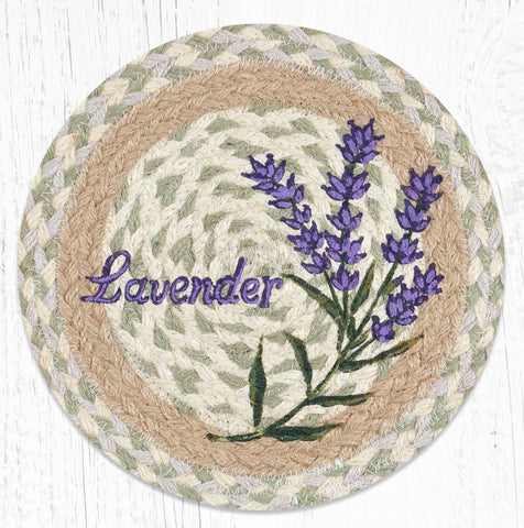 MSPR-611 Lavender Printed Round Trivet 10"x10"