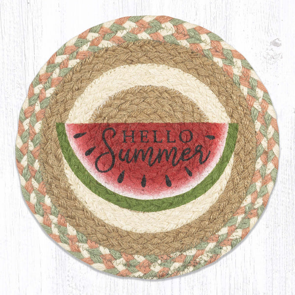 MSPR-656 Watermelon Printed Round Trivet 10"x10"