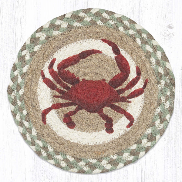 MSPR-660 Crab Printed Round Trivet 10"x10"