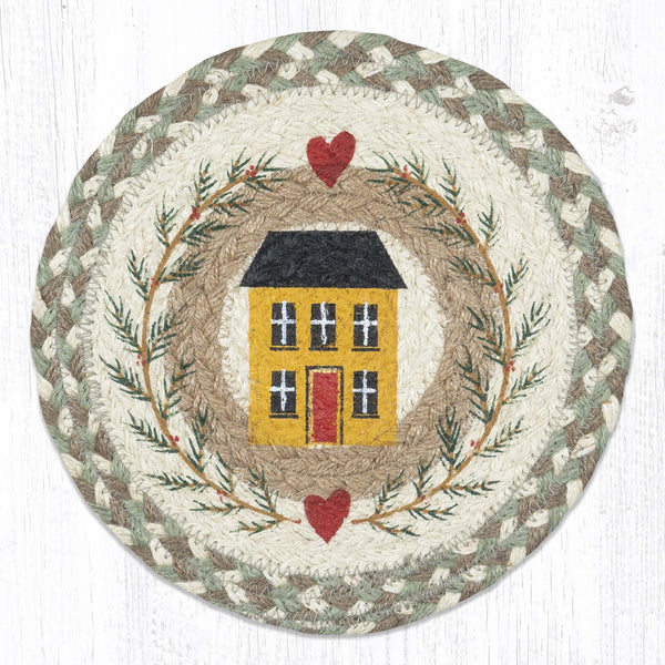 MSPR-660 House & Garland Printed Round Trivet 10"x10"