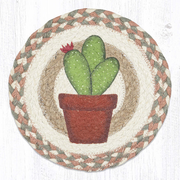 MSPR-661 Cacti 1 Printed Round Trivet 10"x10"