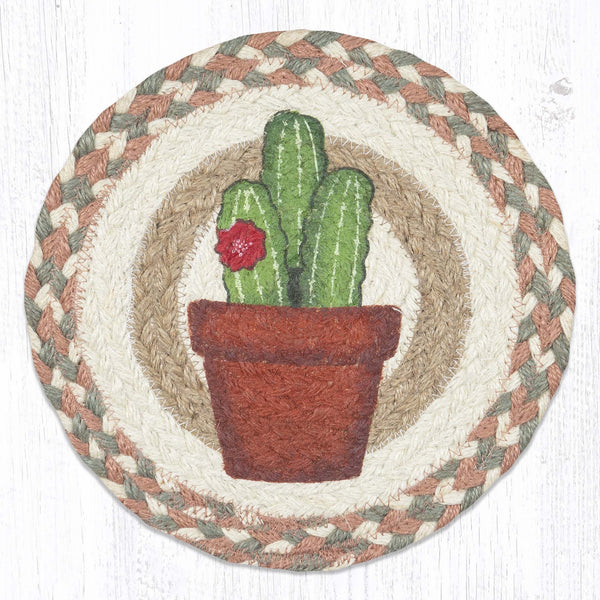 MSPR-661 Cacti 2 Printed Round Trivet 10"x10"