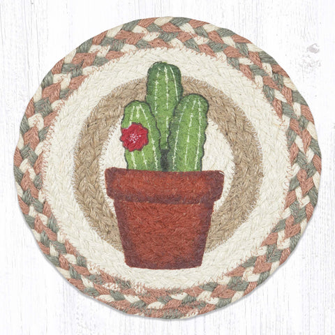 MSPR-661 Cacti 2 Printed Round Trivet 10"x10"